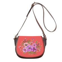 Load image into Gallery viewer, Ti Amo I love you - Exclusive Brand - Bittersweet - Floral Bouquet - Saddle Bag
