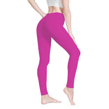 Load image into Gallery viewer, Ti Amo I love you - Exclusive Brand - Cerise - Womens / Teen Girls / Womens Plus Size - Yoga Leggings - Sizes XS-3XL
