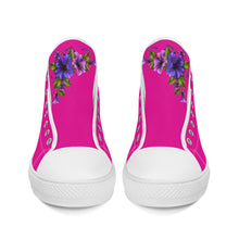 Load image into Gallery viewer, Ti Amo I love you - Exclusive Brand - High-Top Canvas Shoes - White Soles
