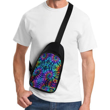 Load image into Gallery viewer, Ti Amo I love you - Exclusive Brand - Blue Zodiac, Curious Blue, Malachite, Purple Heart Tie-Dye - Unisex Chest Bag
