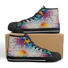 Load image into Gallery viewer, Ti Amo I love you - Exclusive Brand - High-Top Canvavs Shoes - Black Soles
