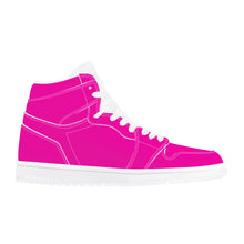 Load image into Gallery viewer, Ti Amo I love you - Exclusive Brand - Hollywood Cerise - High Top Synthetic Leather Sneaker
