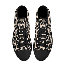 Load image into Gallery viewer, Ti Amo I love you - Exclusive Brand - Womens High-Top Canvas Shoes - Black Soles - Sizes 5-12
