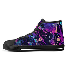 Load image into Gallery viewer, Ti Amo I love you - Exclusive Brand - High-Top Canvavs Shoes - Black Soles
