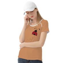 Load image into Gallery viewer, Ti Amo I love you - Exclusive Brand  -Whiskey -  Ladybug - Women&#39;s T shirt - Sizes XS-2XL
