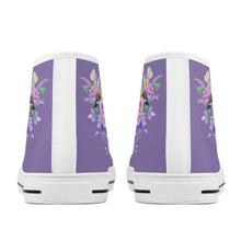 Load image into Gallery viewer, Ti Amo I love you - Exclusive Brand - High-Top Canvas Shoes - White Soles
