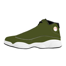 Load image into Gallery viewer, Ti Amo I love you  - Exclusive Brand  - Army Green - Mens / Womens - Unisex Basketball Shoes - Black Laces
