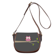 Load image into Gallery viewer, Ti Amo I love you - Exclusive Brand  - Davy&#39;s Grey - Owl -  Saddle Bag
