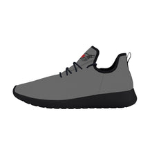 Load image into Gallery viewer, Ti Amo I love you - Exclusive Brand  - Dove Gray - Skelton Hands with Heart - Lightweight Mesh Knit Sneaker - Black Soles
