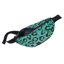 Load image into Gallery viewer, Ti Amo I love you - Exclusive Brand - Tradewind with Aqua Forest Leopard Spots - Fanny Pack
