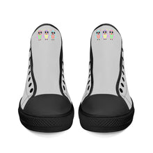 Load image into Gallery viewer, Ti Amo I love you - Exclusive Brand - High-Top Canvavs Shoes - Black Soles
