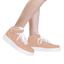 Load image into Gallery viewer, Ti Amo I love you - Exclusive Brand - Almost Apricot - High Top Unisex Sneakers
