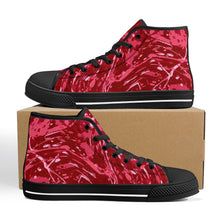 Load image into Gallery viewer, Ti Amo I love you - Exclusive Brand - High-Top Canvavs Shoes - Black Soles
