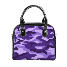 Load image into Gallery viewer, Ti Amo I love you - Exclusive Brand - Minsk, Grape 2, Mauve 2, Fushia Blue &amp; Jacarta Camouflage - Shoulder Handbag
