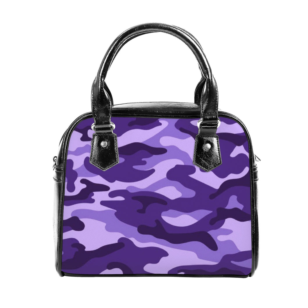 Ti Amo I love you - Exclusive Brand - Minsk, Grape 2, Mauve 2, Fushia Blue & Jacarta Camouflage - Shoulder Handbag