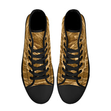 Load image into Gallery viewer, Ti Amo I love you - Exclusive Brand - High-Top Canvas Shoes - Black Soles
