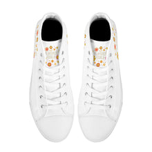 Load image into Gallery viewer, Ti Amo I love you - Exclusive Brand - High-Top Canvas Shoes - White Soles
