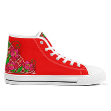 Load image into Gallery viewer, Ti Amo I love you - Exclusive Brand - High-Top Canvas Shoes - White Soles
