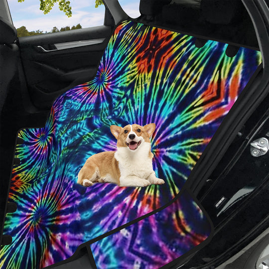 Ti Amo I love you - Exclusive Brand - Blue Zodiac, Curious Blue, Malachite, Purple Heart - Tie-Dye - Car Pet Seat Covers