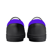 Load image into Gallery viewer, Ti Amo I love you - Exclusive Brand  - Dark Purple - Skeleton Hands with Heart  - Kids Slip-on shoes - Black Soles
