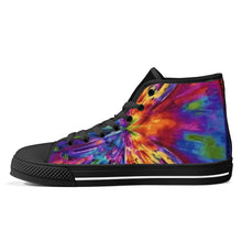 Load image into Gallery viewer, Ti Amo I love you - Exclusive Brand - High-Top Canvas Shoes - Black Soles
