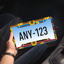 Load image into Gallery viewer, Ti Amo I love you - Exclusive Brand - Leopard &amp; Sunflowers License Plate Frames
