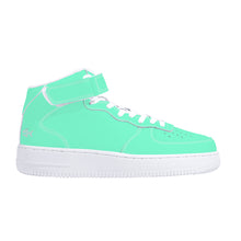 Load image into Gallery viewer, Ti Amo I love you - Exclusive Brand - Aquamarine - High Top Unisex Sneakers
