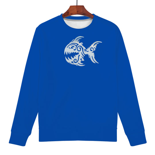 Ti Amo I love you - Exclusive Brand - Dark Blue -  Angry Fish - Women's Sweatshirt