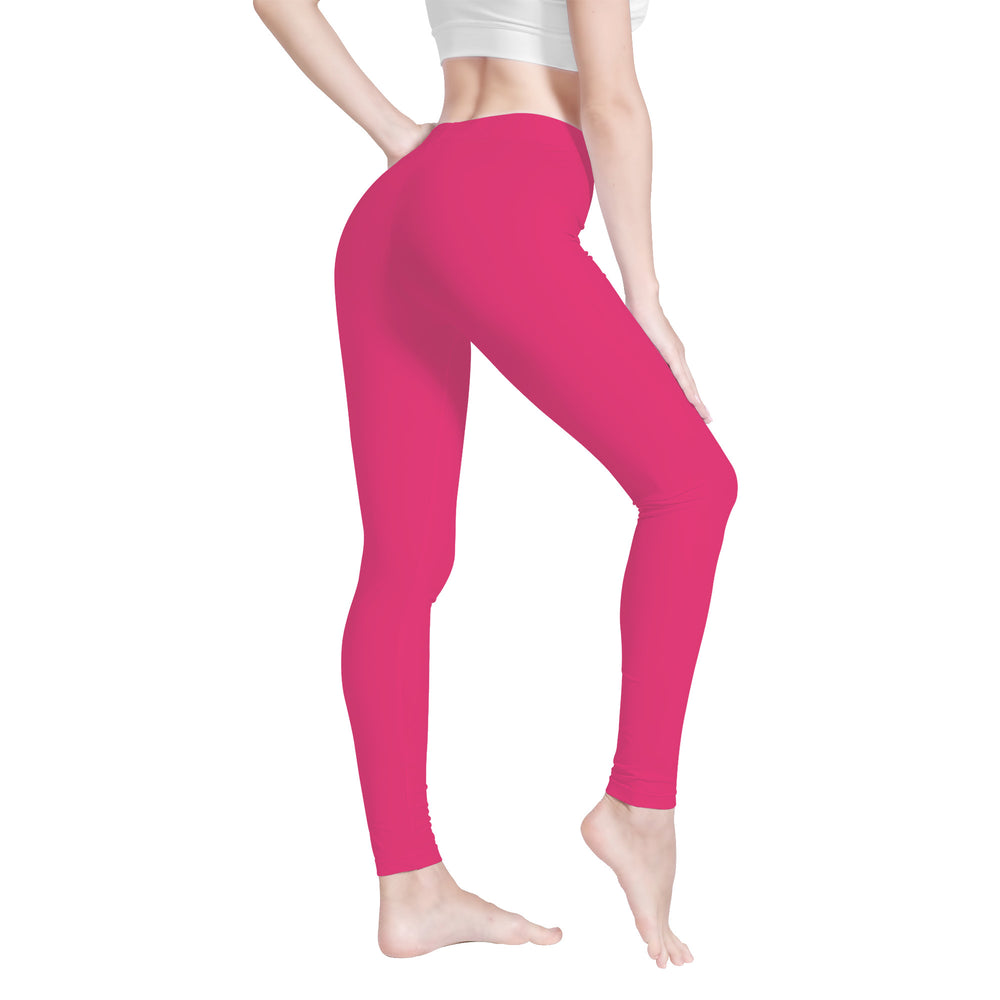 Ti Amo I love you - Exclusive Brand - Cerise Red - Womens / Teen Girls / Womens Plus Size - Yoga Leggings - Sizes XS-3XL