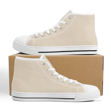 Load image into Gallery viewer, Ti Amo I love you  - Exclusive Brand - Unisex High-Top Canvas Shoes - White Soles
