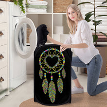 Load image into Gallery viewer, Ti Amo I love you - Exclusive Brand  - Laundry Hamper Black
