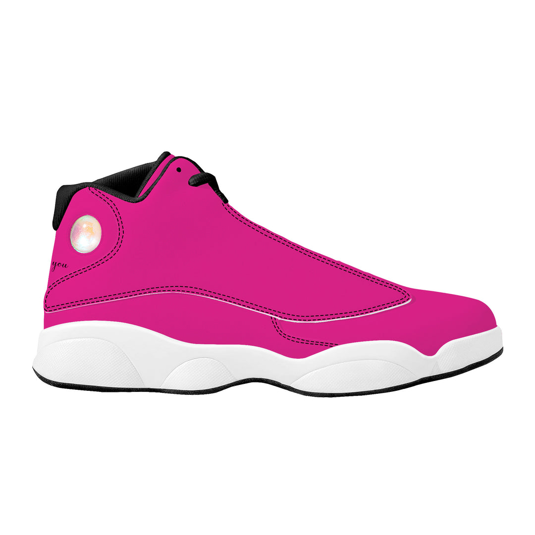 Ti Amo I love you  - Exclusive Brand  - Barbie Pink -Womens  Basketball Shoes - Black Laces
