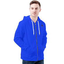 Load image into Gallery viewer, Ti Amo I love you - Exclusive Brand  - Blue Blue Eyes -  Men&#39;s Zip Hoodie
