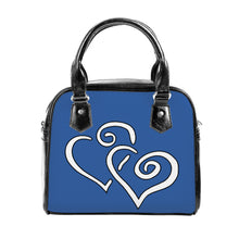 Load image into Gallery viewer, Ti Amo I love you - Exclusive Brand - San Marino - Double White Heart - Shoulder Handbag
