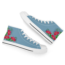 Load image into Gallery viewer, Ti Amo I love you - Exclusive Brand - High-Top Canvas Shoes - White Soles
