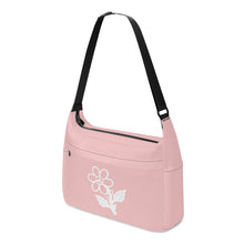 Load image into Gallery viewer, Ti Amo I love you - Exclusive Brand - Baby Pink - White Daisy - Journey Computer Shoulder Bag
