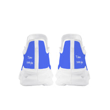 Load image into Gallery viewer, Ti Amo I love you - Exclusive Brand  - Neon Blue - Mens / Womens - Flex Control Sneakers- White Soles
