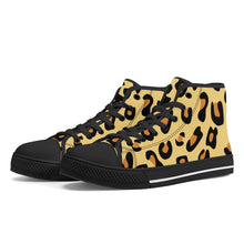 Load image into Gallery viewer, Ti Amo I love you - Exclusive Brand - High-Top Canvavs Shoes - Black Soles
