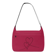 Load image into Gallery viewer, Ti Amo I love you - Exclusive Brand  - French Wine - Double Script Heart - Journey Computer Shoulder Bag
