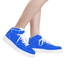 Load image into Gallery viewer, Ti Amo I love you - Exclusive Brand - Azul Blue - High Top Unisex Sneakers
