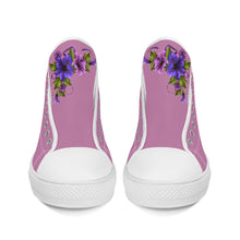 Load image into Gallery viewer, Ti Amo I love you - Exclusive Brand - High-Top Canvas Shoes - White Soles
