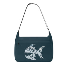 Load image into Gallery viewer, Ti Amo I love you - Exclusive Brand  - Blue Dianne - Angry Fish -  Journey Computer Shoulder Bag
