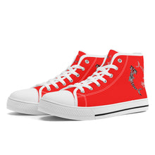 Load image into Gallery viewer, Ti Amo I love you - Exclusive Brand  - High-Top Canvas Shoes - White Soles
