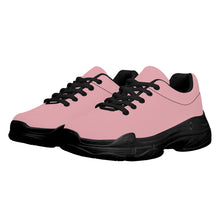 Load image into Gallery viewer, Ti Amo I love you  - Exclusive Brand  - Mandys Pink - Double Black Heart - Chunky Sneakers - Black Soles
