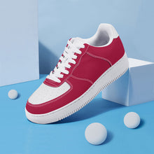 Load image into Gallery viewer, Ti Amo I love you - Exclusive Brand - Cardinal &amp; White - Low Top Unisex Sneakers
