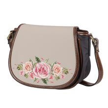 Load image into Gallery viewer, Ti Amo I love you - Sisal - Roses - Saddle Bag
