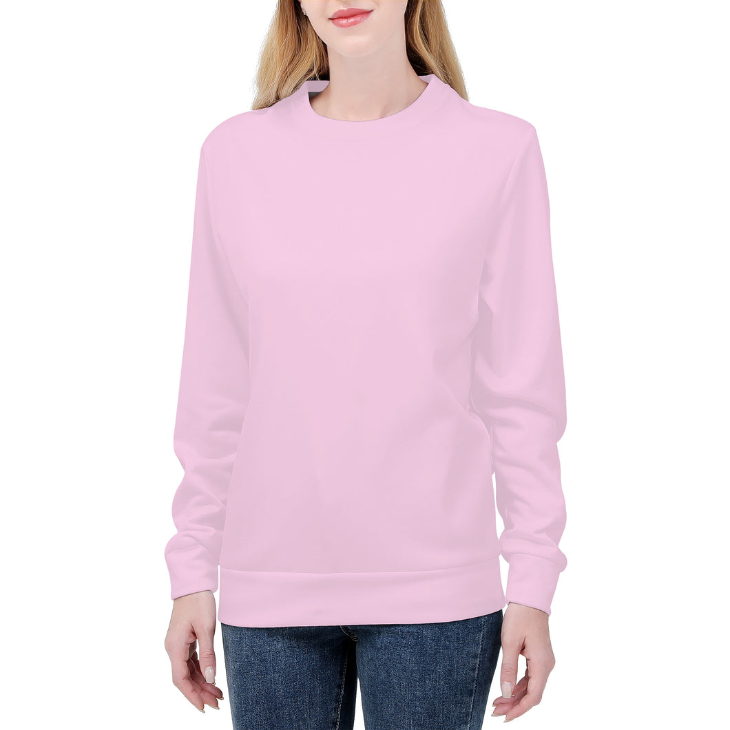 Ti Amo I love you - Exclusive Brand  - Pink Lace - Solid Color Women's Sweatshirt