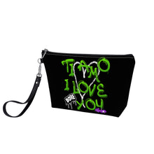 Load image into Gallery viewer, Ti Amo I love you - Exclusive Brand - Hip Hop Logo - Sling Cosmetic Bag
