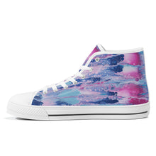 Load image into Gallery viewer, Ti Amo I love you - Exclusive Brand  - High-Top Canvas Shoes - White Soles
