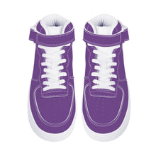 Load image into Gallery viewer, Ti Amo I love you - Exclusive Brand - Affair Purple - High Top Unisex Sneakers
